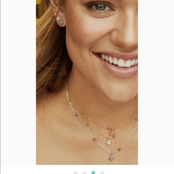 Kendra Scott Nola Silver Pendant Necklace - Picture 3 of 10